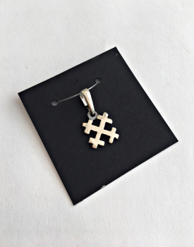 Silver pendant "Māras cross"